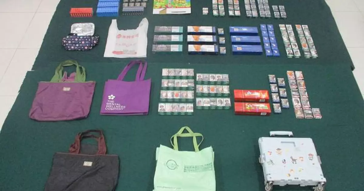 海關落馬洲截查47歲抵港女旅客 檢7080支未完稅香煙判囚兩個月兼罰款