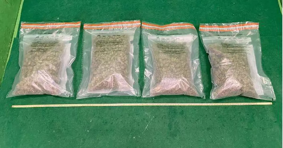 海關檢獲約120萬元懷疑大麻花　拘捕一名28歲男子