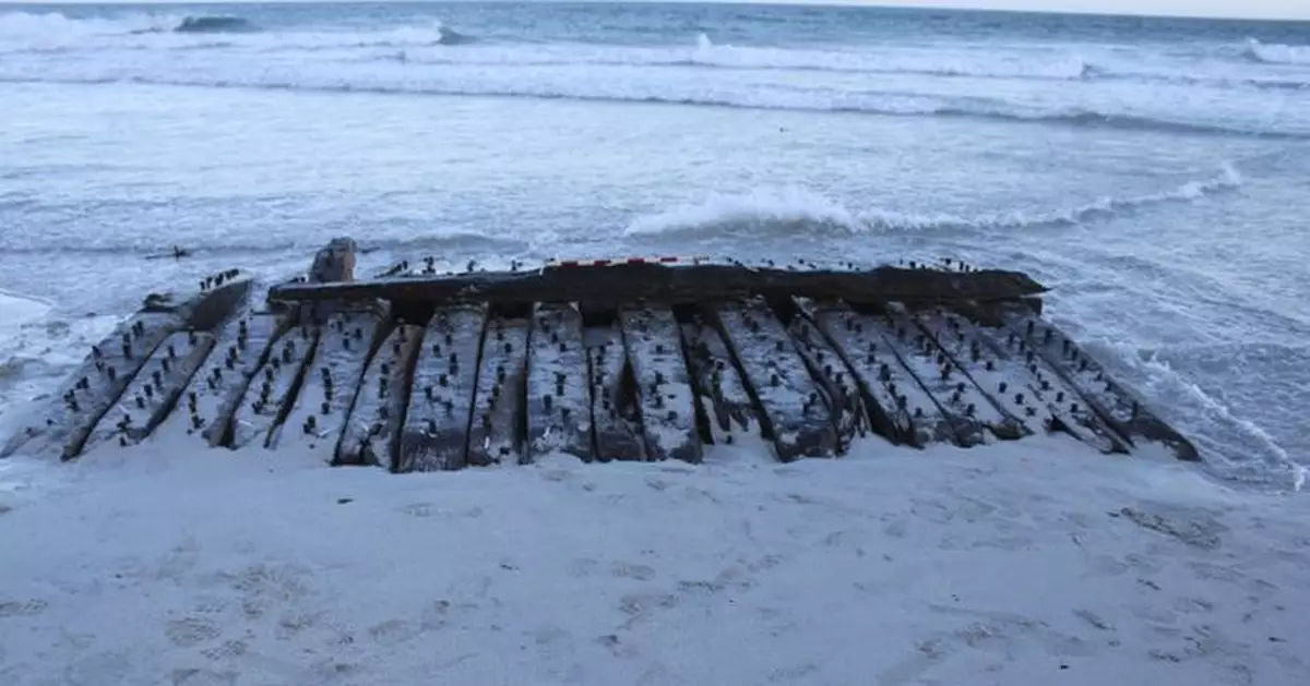 蘇格蘭島嶼現木船殘骸 鑒定證係「18世紀沉沒戰艦」曾參與美國獨立戰爭