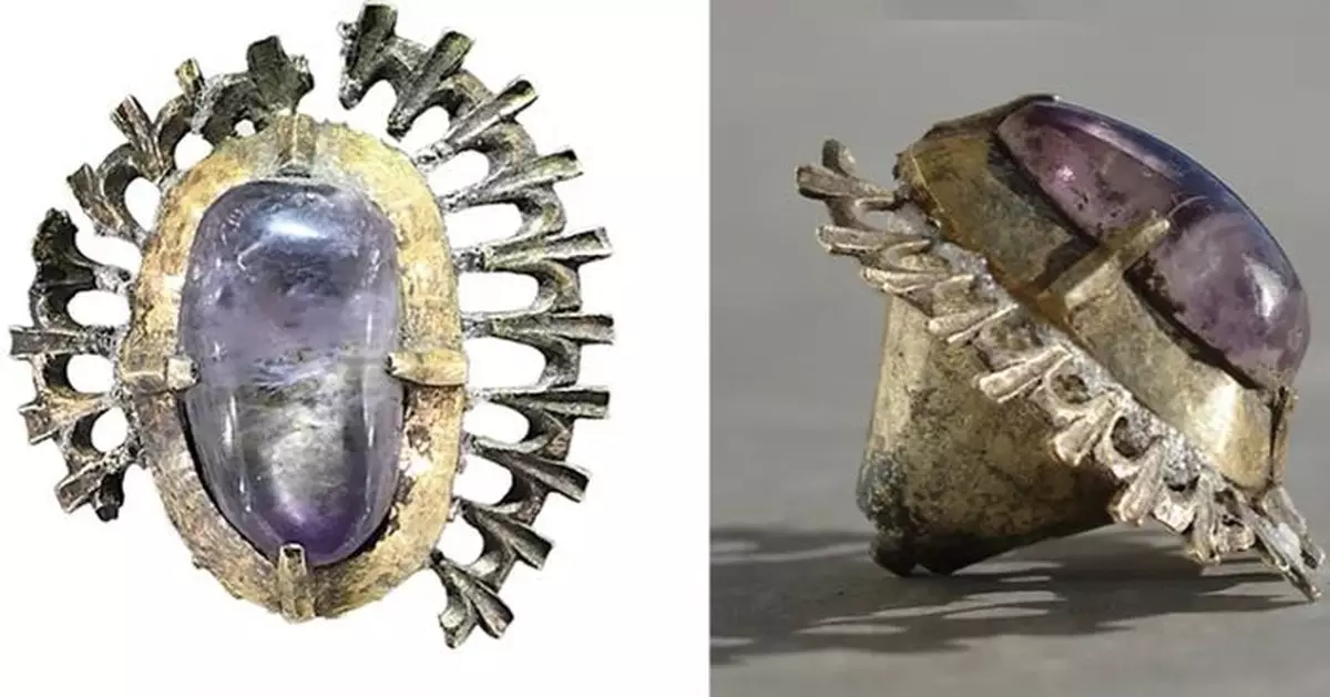 600年守護符重見天日！波蘭護城河驚現中世紀公爵級紫水晶寶飾