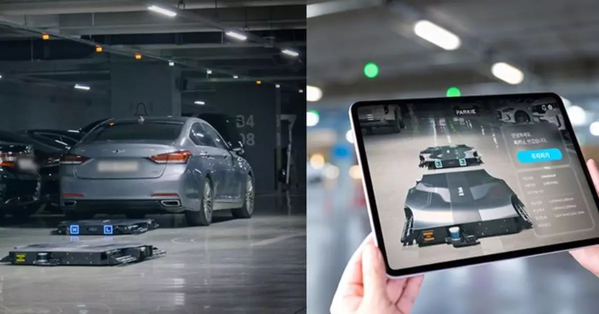 南韓研發兩款智能泊車充電機械人 車主透過APP一按攪掂