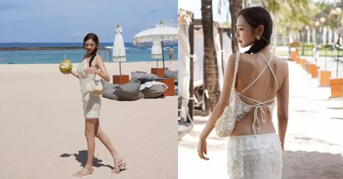 陳楨怡峇里島度假連環派福利 珠片Look晒白滑美背勁吸睛