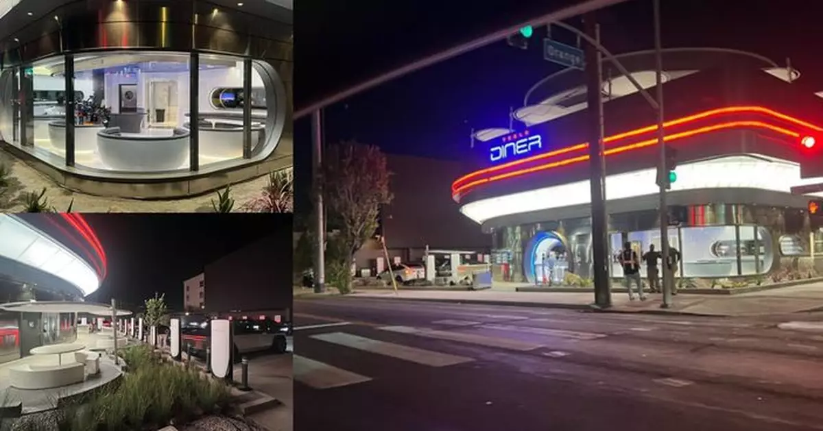 馬斯克跨界餐飲業！特斯拉餐廳荷里活開幕 打造「充電+觀影」新體驗