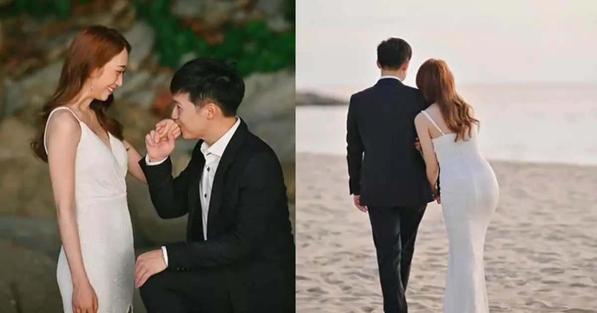 TVB主播「翻版何依婷」秘婚半年疑報喜 IG晒甜蜜婚照暗示「雙喜臨門」