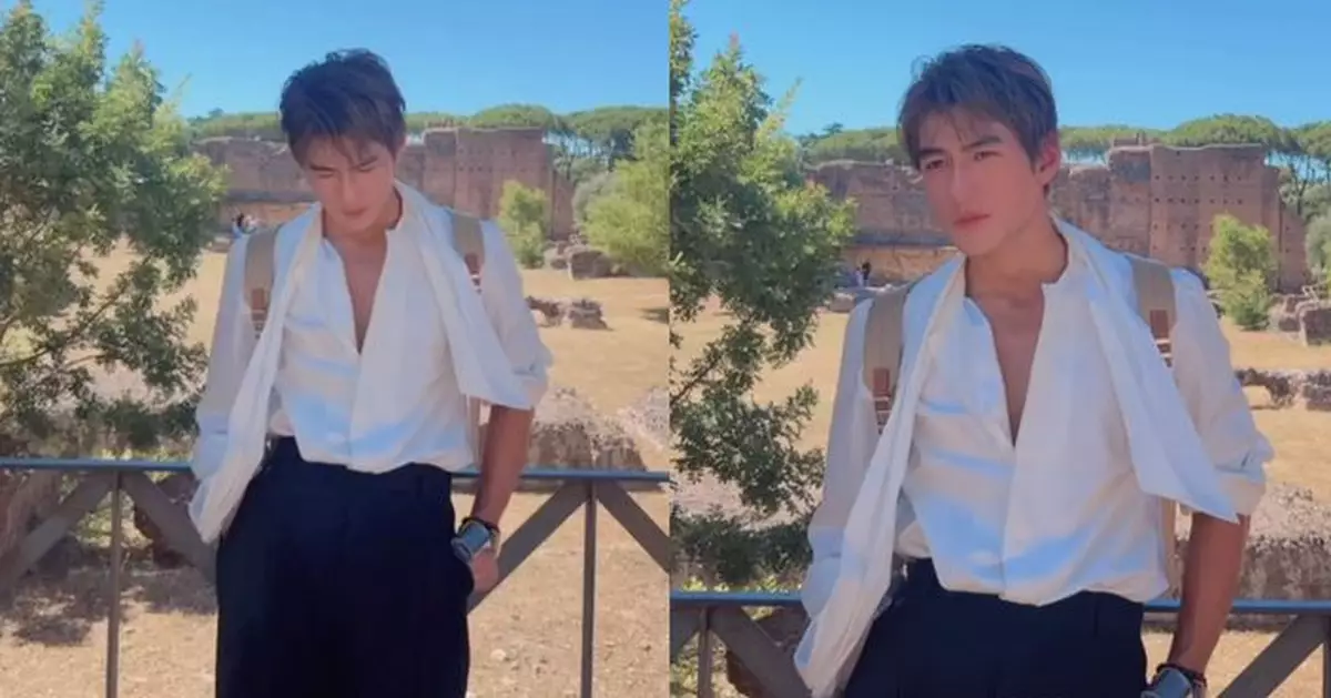 魏浚笙分享羅馬行「生活在畫一樣的世界」  粉絲甜蜜表白：你係畫入面嘅王子