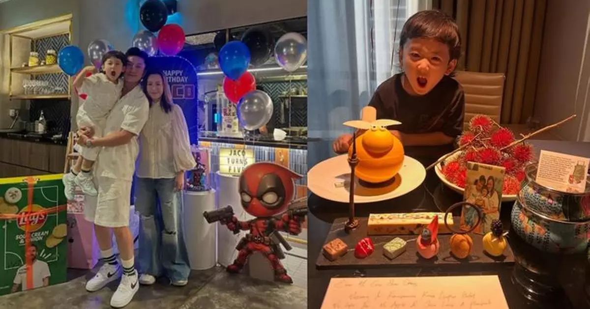 陳山聰為5歲愛子豪搞主題生日派對 舉家遊馬來西亞享天倫樂
