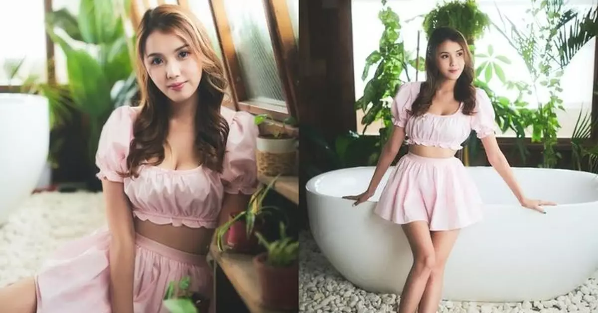 鄧凱文公主Look化身性迷人「Pink Lady」 大晒纖腰長腿好吸睛