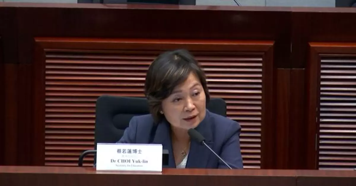 本港學生PISA創意思維較國際水平低　蔡若蓮稱不能一概而論