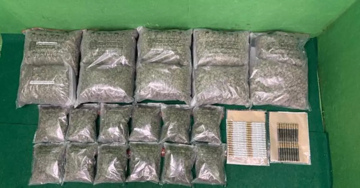 曼谷抵港男子行李藏約值240萬懷疑大麻花及大麻油電子煙被捕　