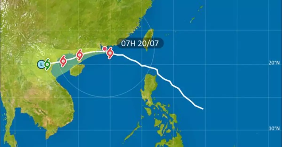 風暴消息｜天文台上午7時20分改發九號烈風或暴風風力增強信號