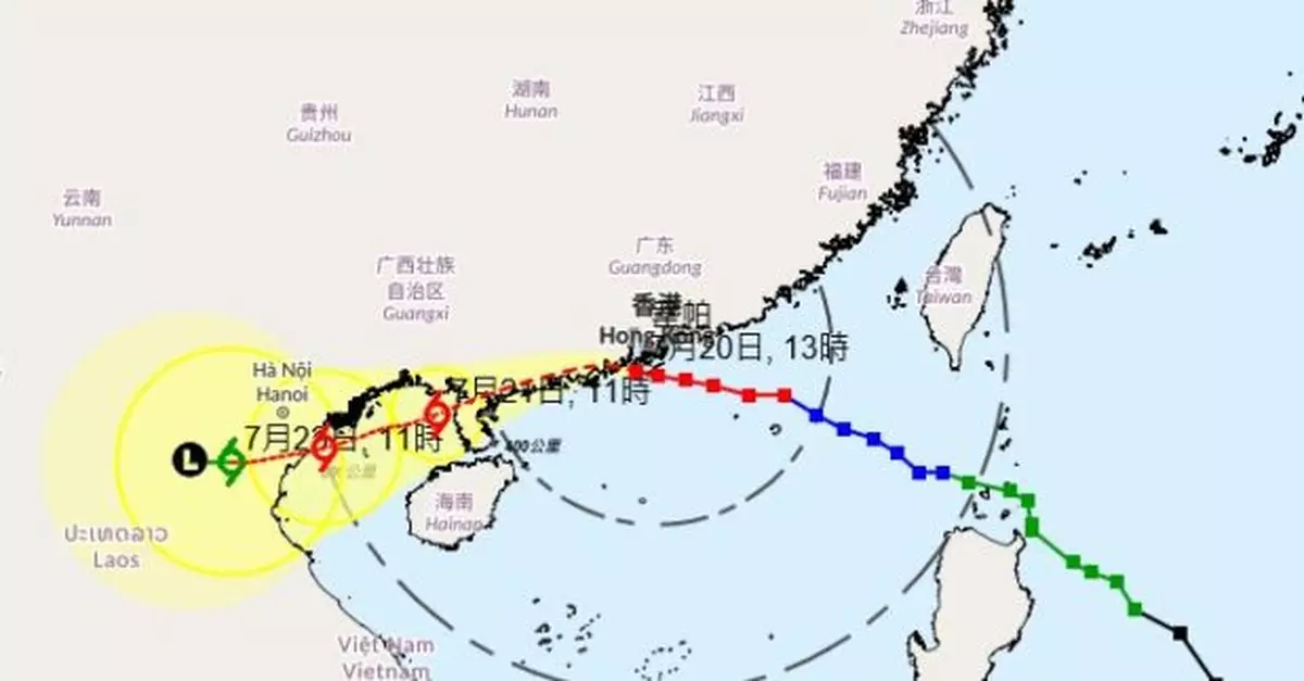 風暴消息｜天文台料十號颶風信號維持至下午3時
