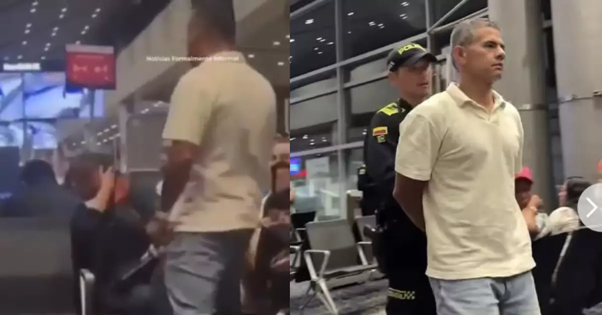 不滿妻子旁座被佔 哥倫比亞男機場遭拒讓座後怒摑女律師引眾怒