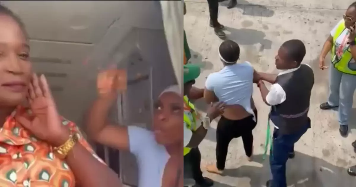 不滿搭機被要求關手機 女乘客發飆掌摑空姐被強行帶離遭終身禁飛