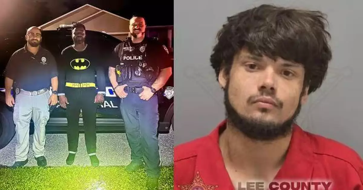 凌晨目睹賊人破壞愛車 美漢著蝙蝠俠睡衣衝出門英勇擒賊似足電影情節