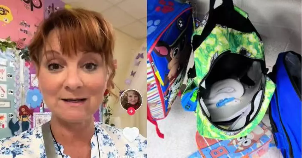 發覺學生書包格外沉重 美小學老師打開拉鍊與白蛇「四目相對」嚇窒