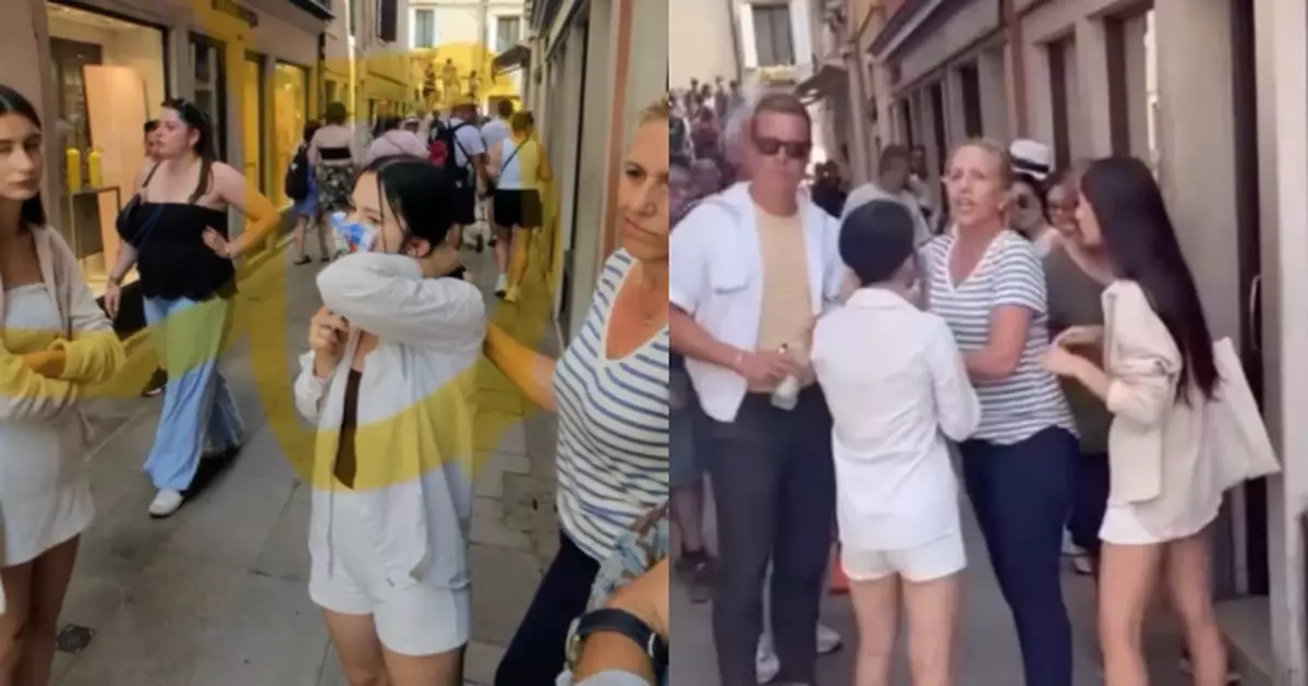 遊威尼斯當街遭搶手袋 美婦靠手機定位搵到少女賊反遭襲擊受傷