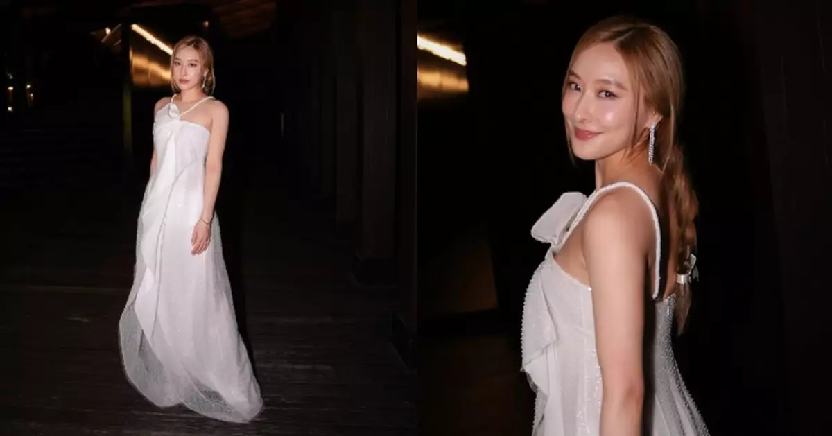 陳瀅Bling Bling白裙優雅又仙氣 網民讚讚：公主怎麼跑出來了