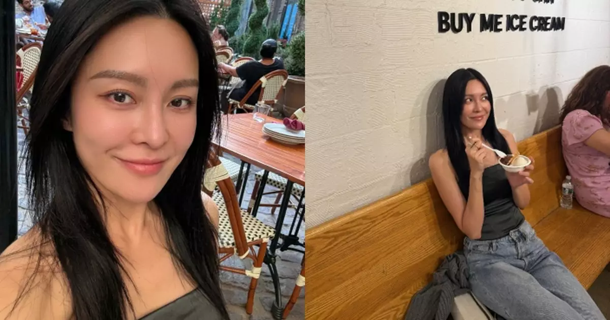 張曦雯情斷8年混血男友 美國散心晒相消瘦不少