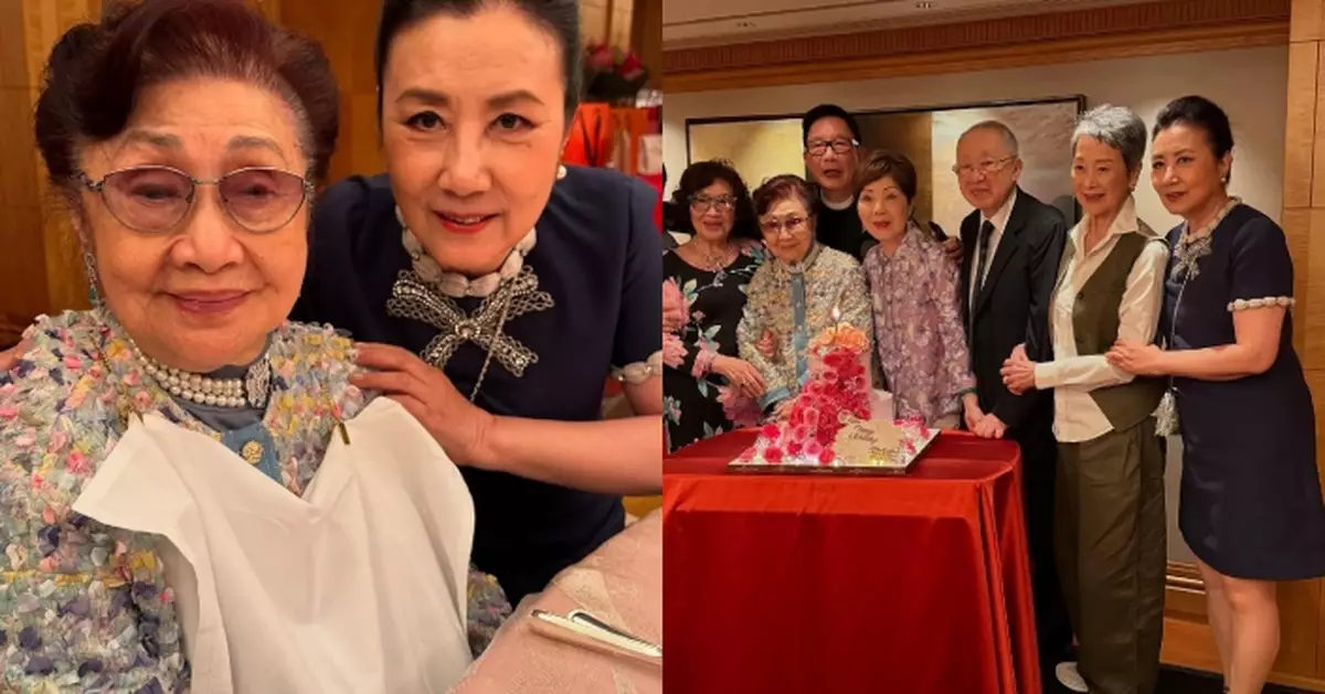 97歲白雪仙罕有現身賀壽 精神奕奕風采依然