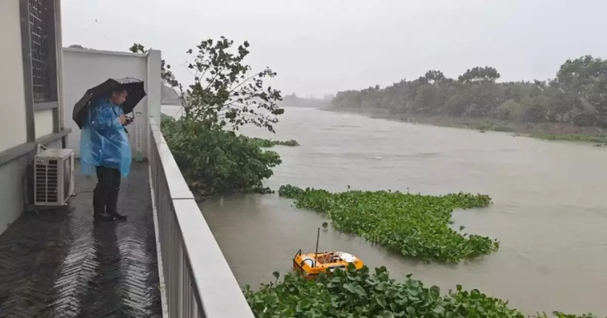 太湖發生25年第一號洪水達警戒水位 當局每日會商滾動研判雨水情況