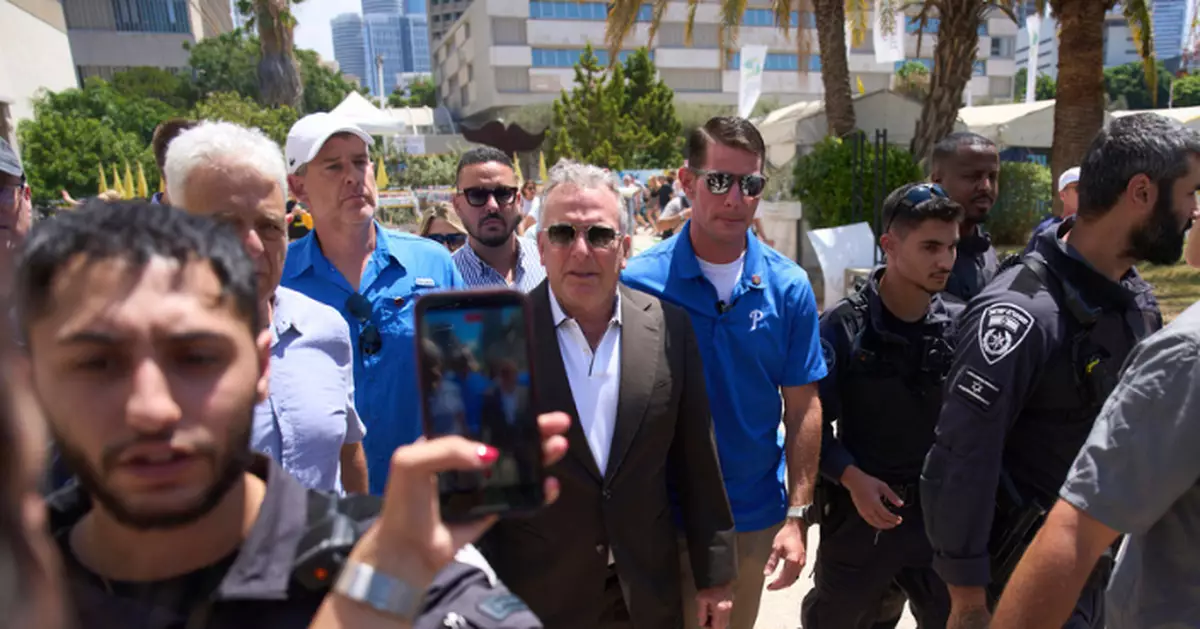 美特使威特科夫到特拉維夫 與被哈馬斯脅持人質家屬會面