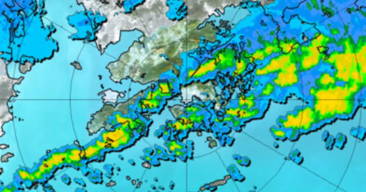 天氣|天文台指葵青沙田雨勢特別大
