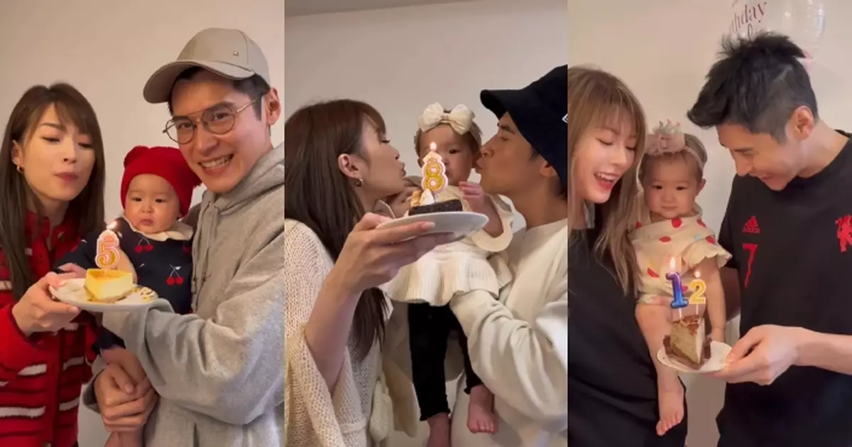 連詩雅記錄囡囡成長 與老公月月準備蛋糕慶祝好有儀式感