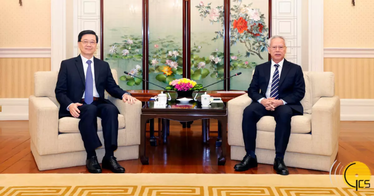 岑浩輝晤李家超 期望推動跨境政策協調同為國家貢獻力量