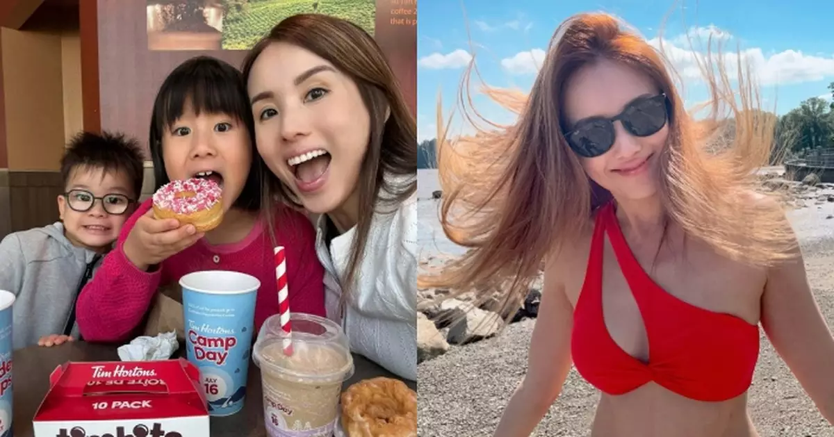 楊洛婷趁囝囝入camp去沙灘享受Me Time 火紅比堅尼晒「Big」爆好身材