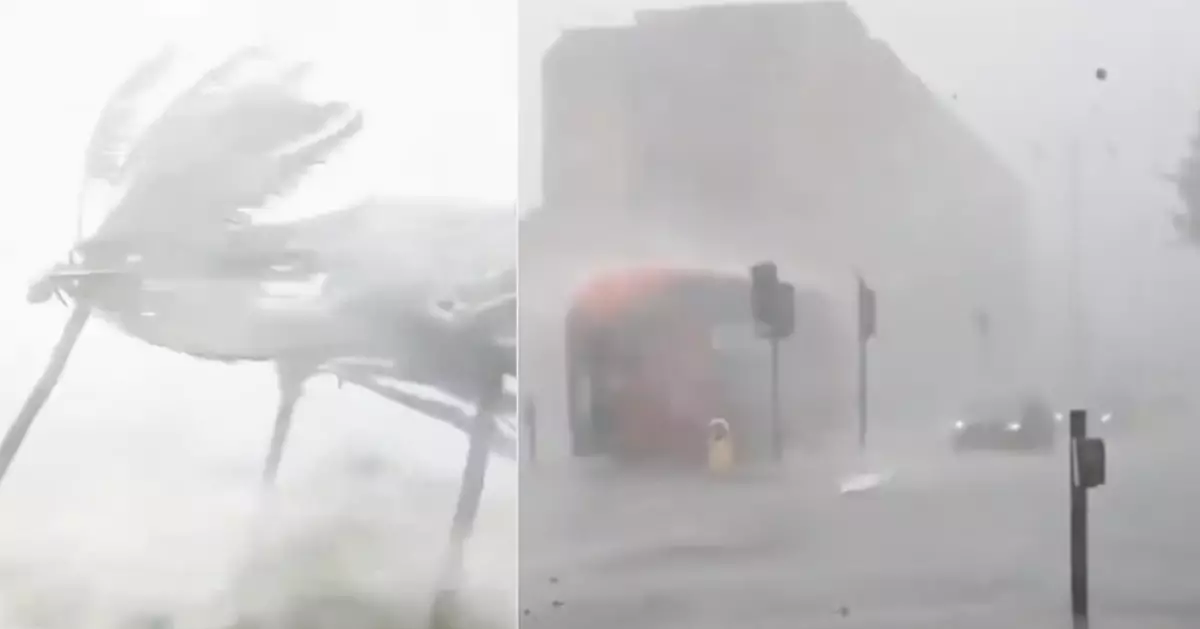 英國北部受罕見8月風暴吹襲 蘇格蘭5萬戶停電