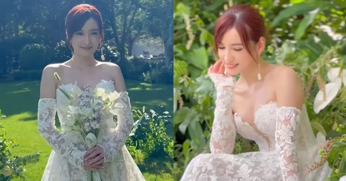 陳嘉倩晒婚紗照花絮想念晴天 中門大開兼大玩透視勁性感