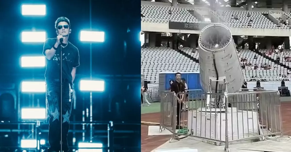 謝霆鋒杭州開騷出奇招 場內堆冰牆及20部水霧機防暑