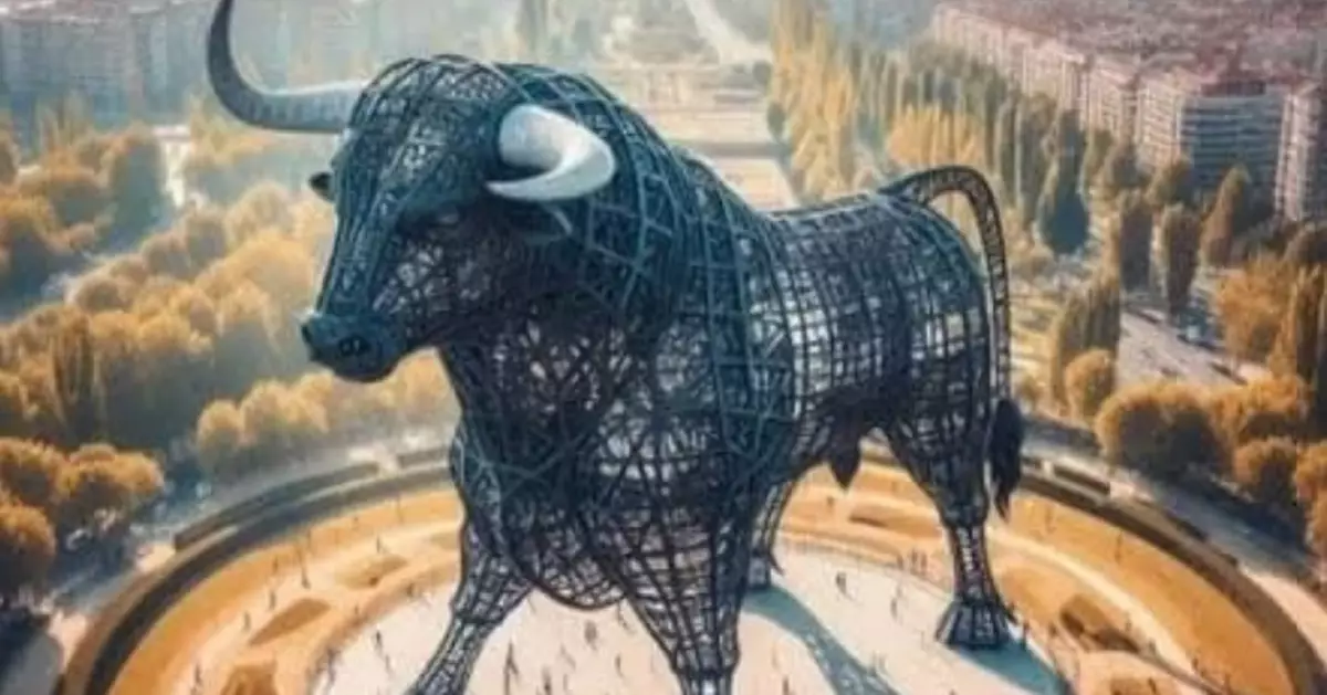 西班牙300米巨牛雕像計劃曝光 比肩巴黎鐵塔或成未來國家地標