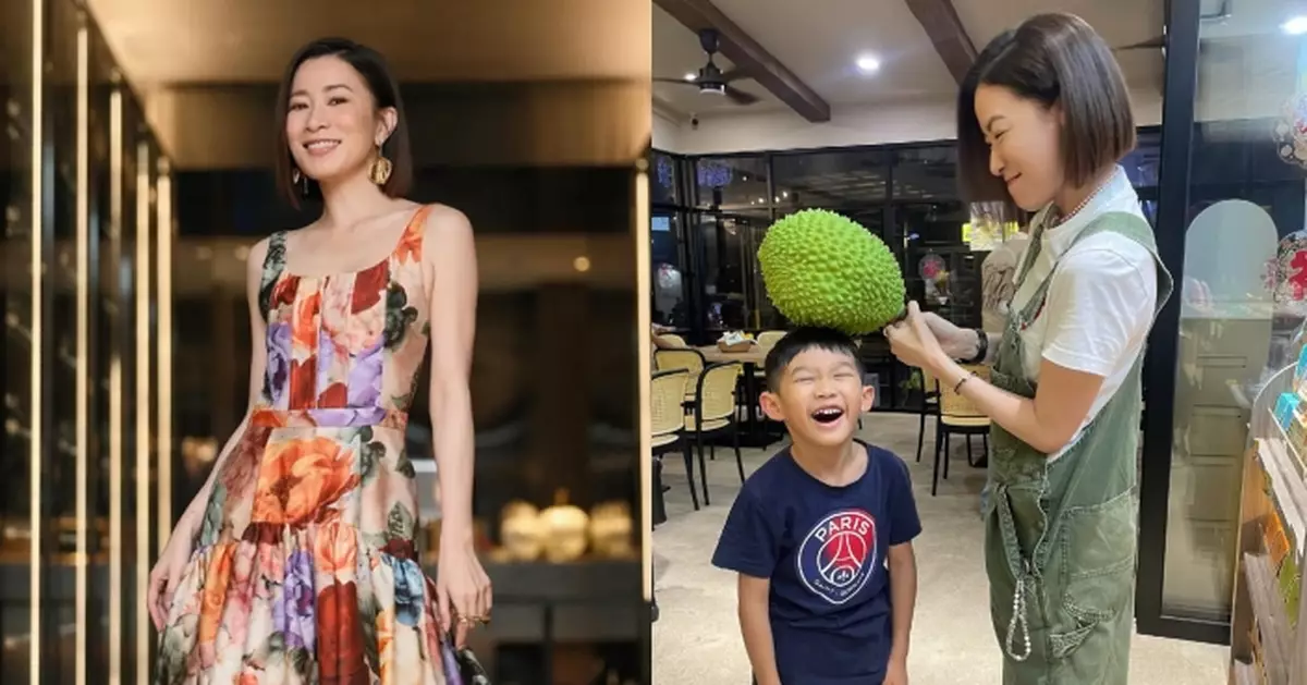 視后佘詩曼「戲精」上身 拎假榴蓮「蝦細路」