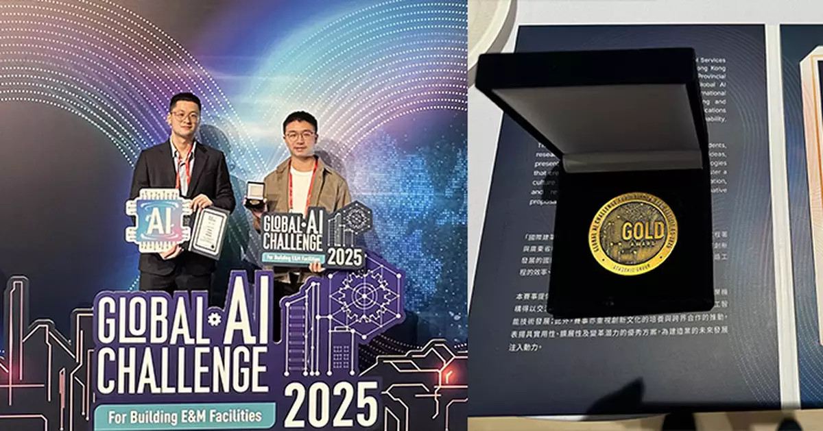 研發AI模型精準預測冷氣需求助商廈節能  嶺大團隊奪「國際建築機電人工智能大挑戰」金獎