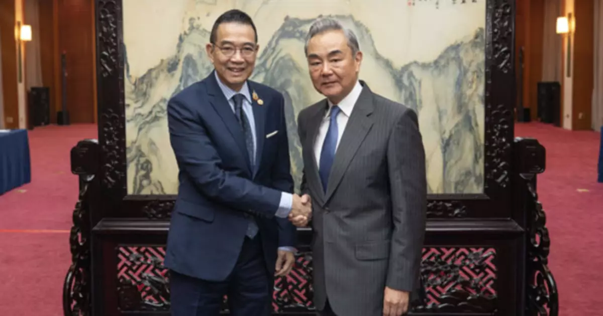 王毅晤泰外長 強調支持泰柬對話協中方願提供必要協助