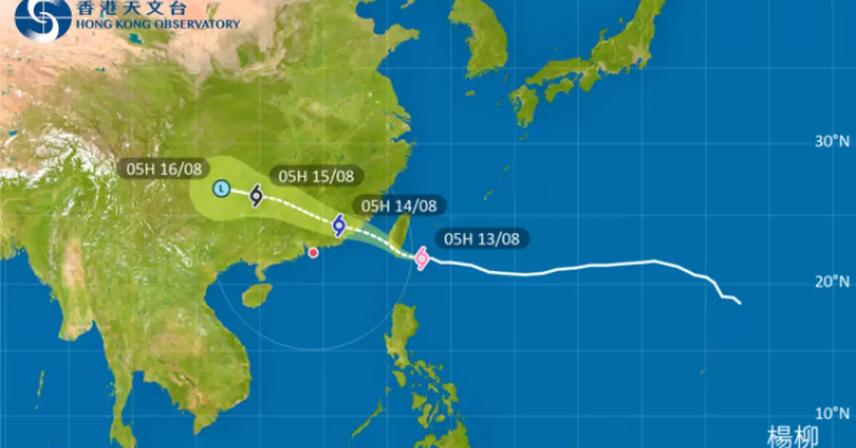天氣|天文台於上午8:40發出1號戒備信號