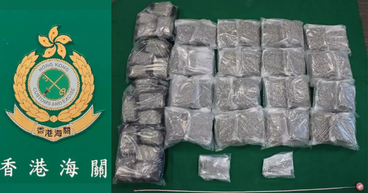 海關港珠澳大橋香港口岸檢值550萬元大麻花 兩人被控販毒8.14提堂