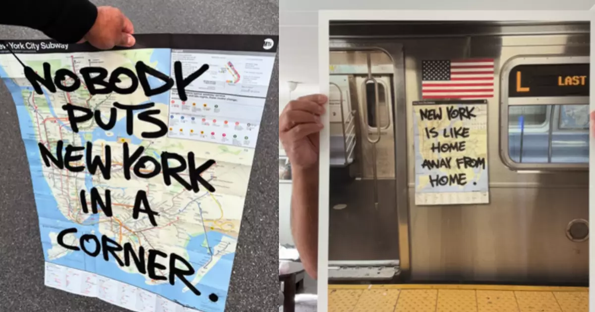 瑞典藝術家靠地鐵地圖翻身 一幅賣過萬蚊觸動數百萬人