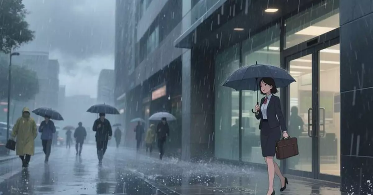 港女返到公司附近先發黑雨 因某原因即調頭:唔可以蠢第二次!