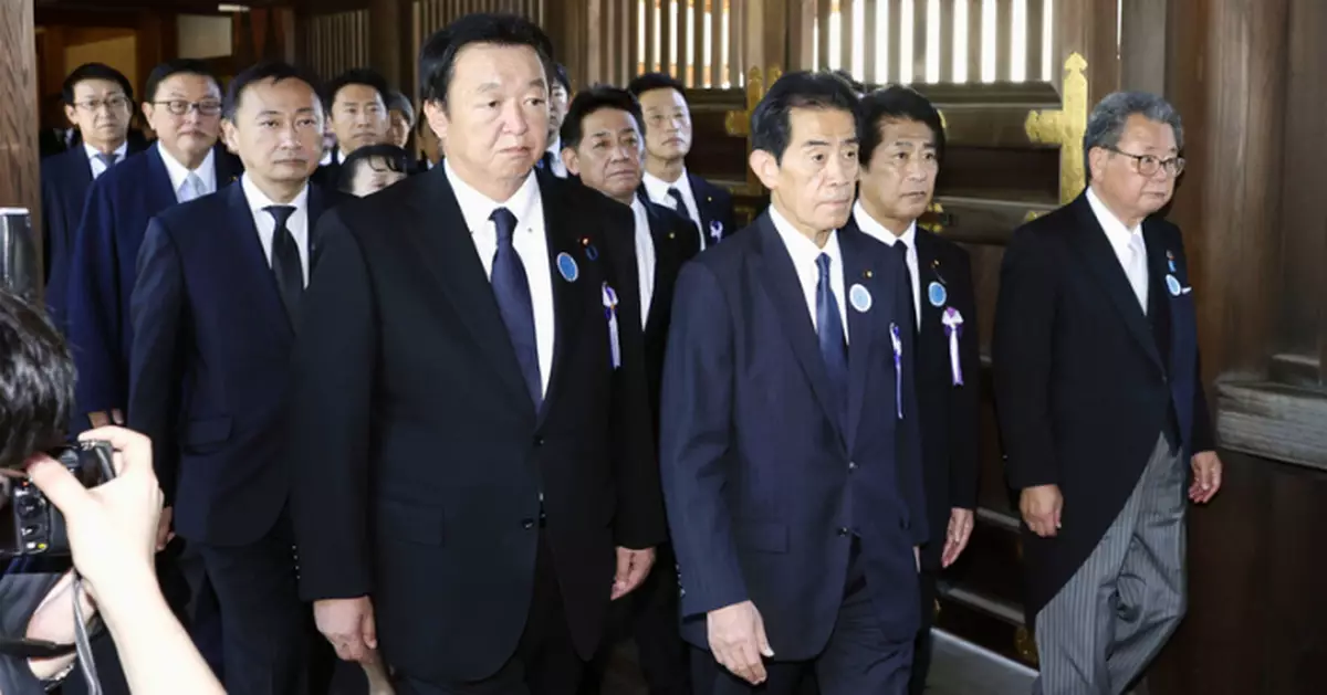 日本政要參拜靖國神社 中國提出嚴正交涉