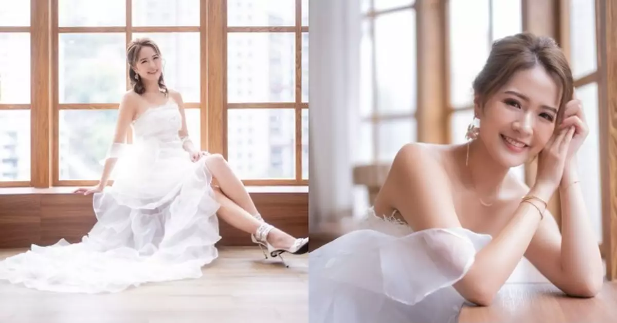 梁敏巧晒唯美婚紗造型驚艷網民 網民驚呼：咁快「女神配對」成功？