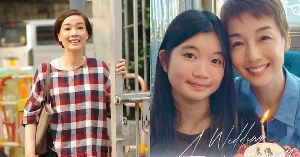 江美儀晒與《親親我好媽》「小Venus」合照 網民大讚：美儀姐十年前後都咁靚