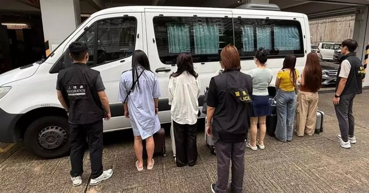 警方聯同入境處展開掃黃行動 拘9名內地女子涉違反逗留條件