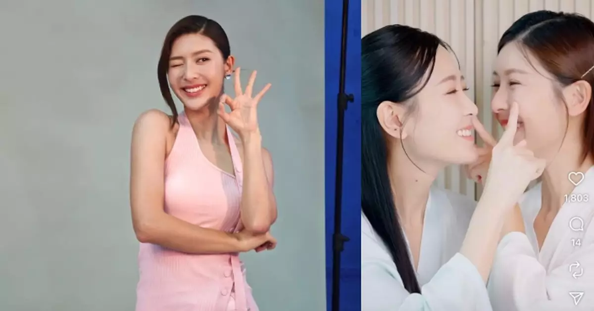 余香凝工作接工作吸金力強 孖妹妹余潔滢姊妹檔拍廣告搵真銀