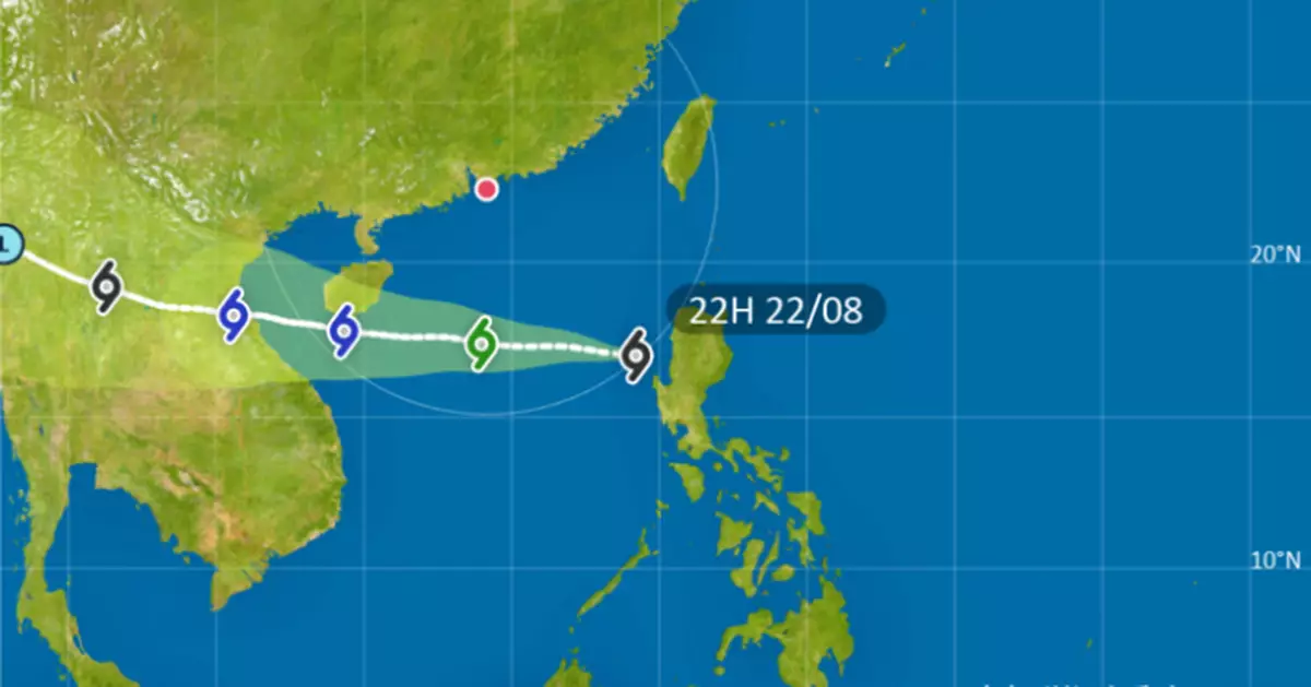 天氣｜1號戒備信號生效 熱帶低氣壓料向西橫過南海中北部