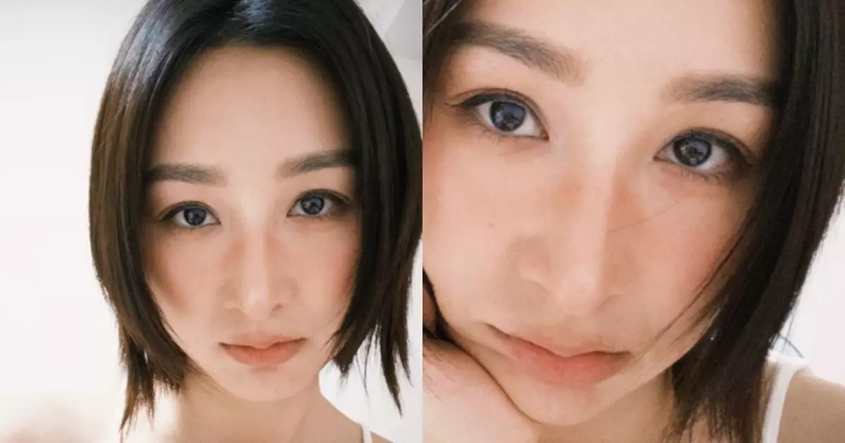 高海寧晒大頭靚相分享臉生咗粒痣 網民大讚又靚又可愛似後生時廣末涼子