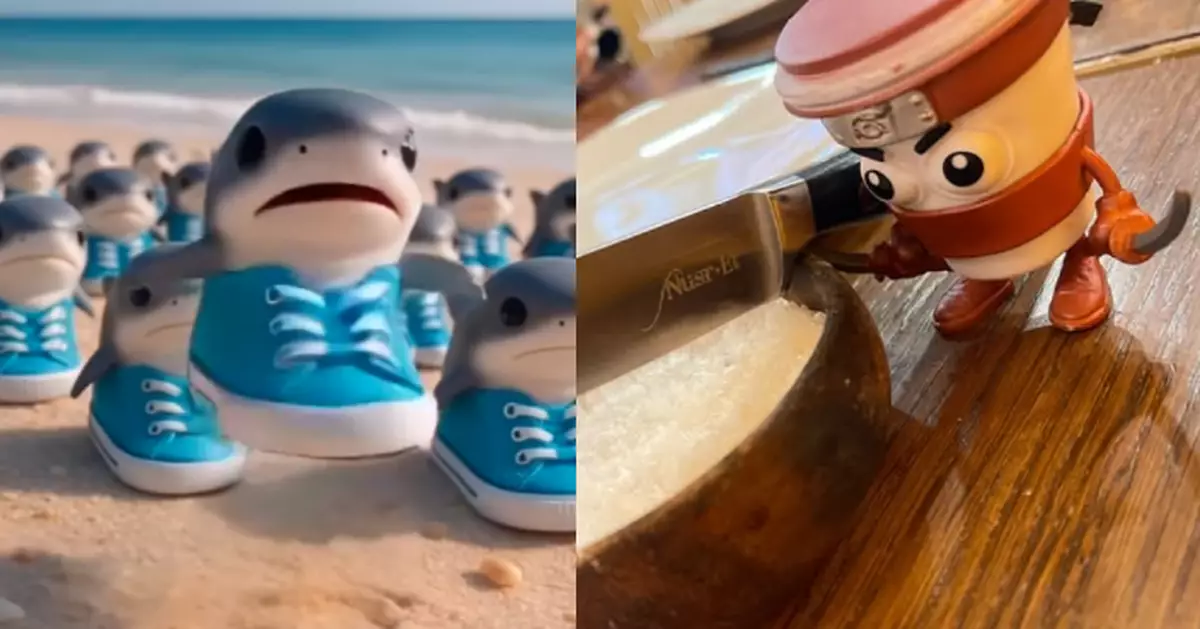 鯊魚著巨鞋、咖啡杯跳起芭蕾？「意大利腦腐」無厘頭影片風靡Z世代