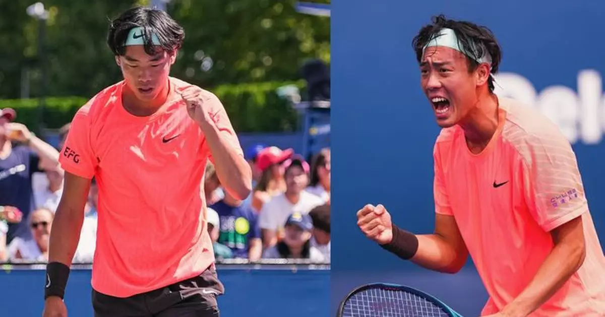 黃澤林闖入美網男單次圈　最新世界排名升至155位