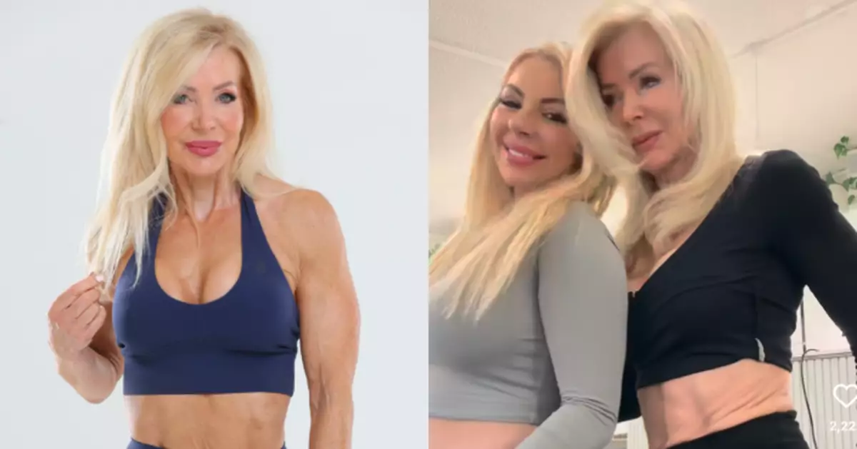 與21歲孫女同框似姐妹 澳洲65歲健身美魔女專愛年輕男伴曝擇偶3大條件